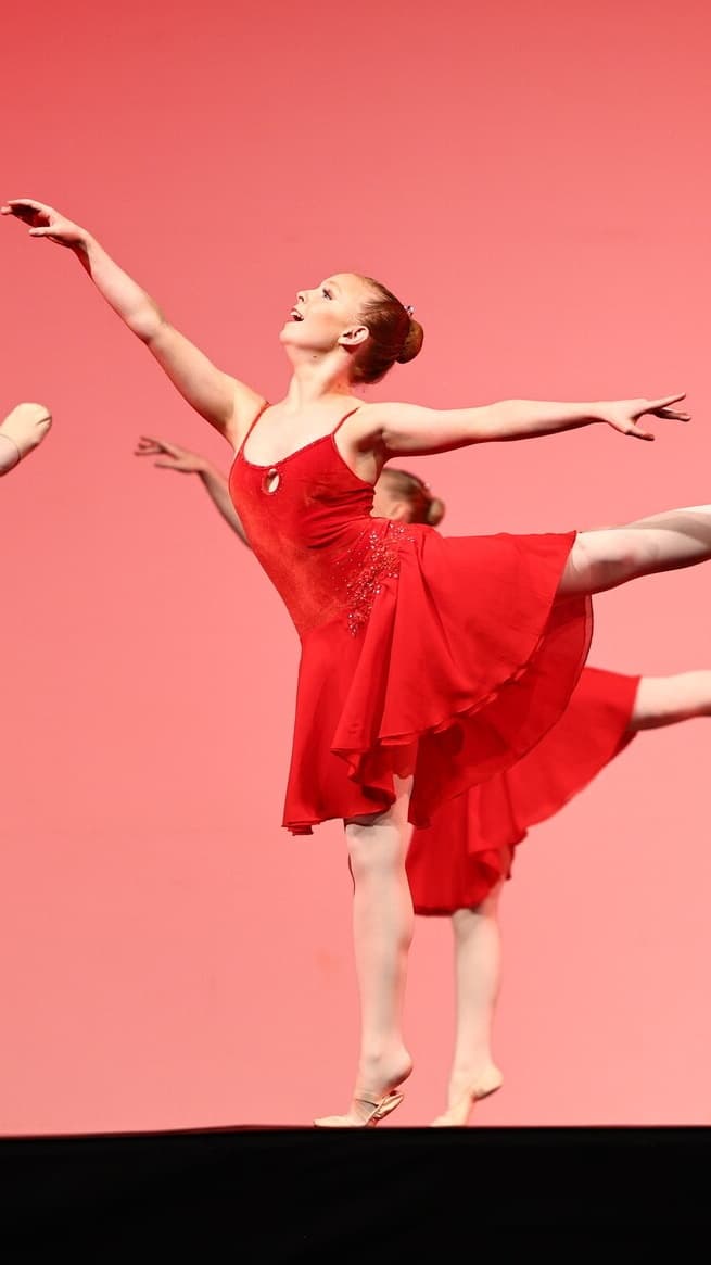 Velvet Red Key Hole Dress - Image 1