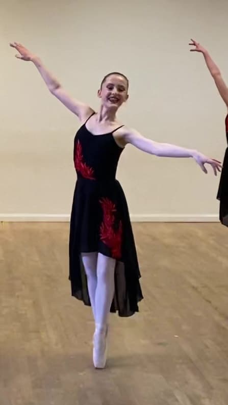 Bloch Black Leotard and Skirt Set - Image 1