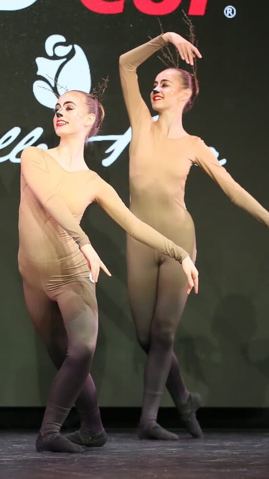 Deers Beige Ombré Catsuit - Image 1