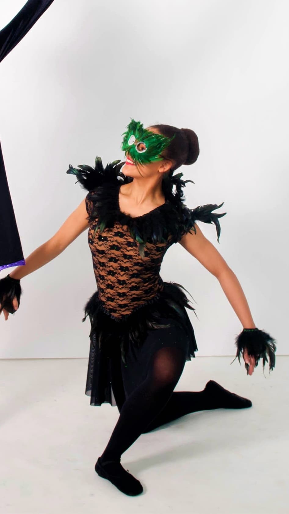 Maleficent Black Lace Dress - Image 1