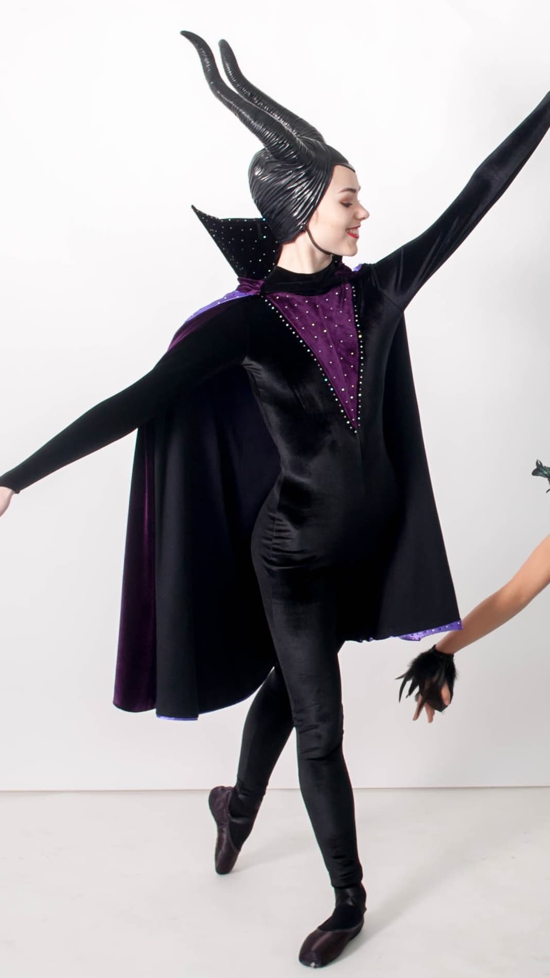 Sleeping Beauty Maleficent Black Catsuit - Image 1