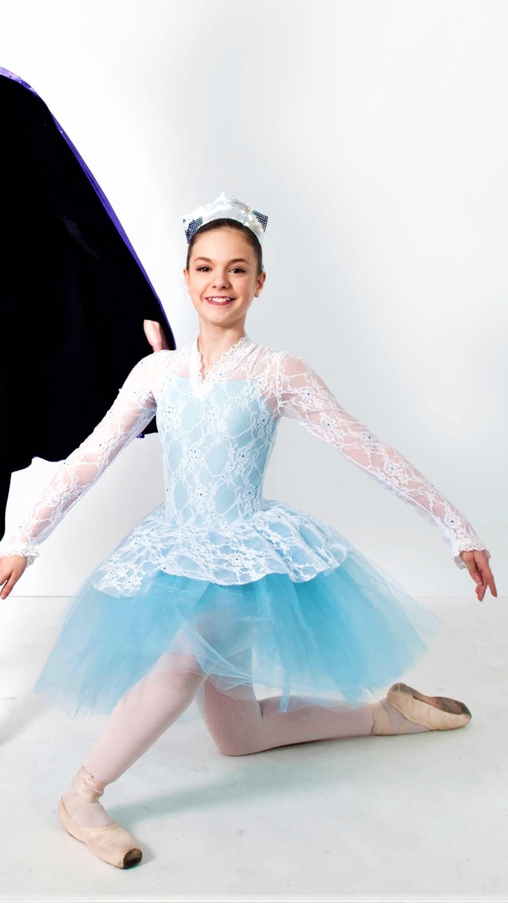 Lace Blue Romantic Tutu - Image 1