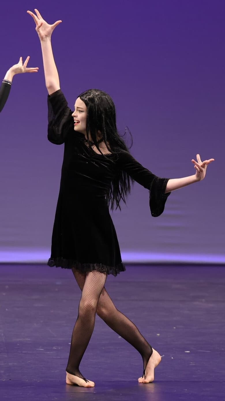 Addams Family Morticia Black Dress - Image 1