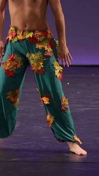 Wild Party Green Leaf Trousers - Image 1