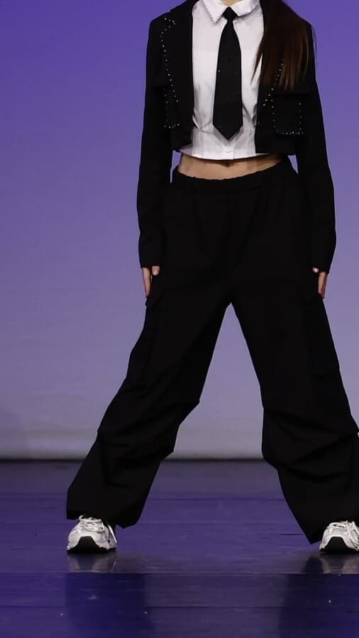 Black Commercial Cargo Trousers - Image 1